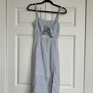 Abercrombie & Fitch Linen Midi Sundress